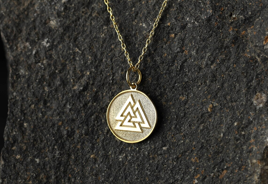 Personalized Viking Valknut Pendant