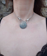 Steel Valkyaire Choker Viking Maiden Necklace