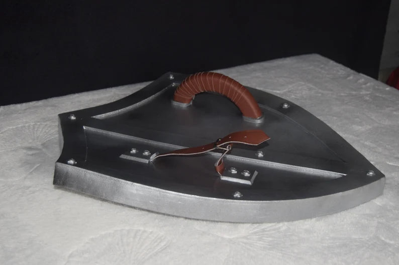 VW-32 Dark Hyalian Shield, Legend of Zelda series, Handmade Shield, Black Shield, Gift for him, Gift for her, Christmas Gift - Valknut Warriors