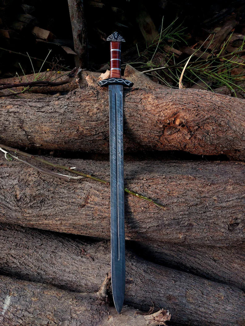 Northmen Damascus Steel Replica Sword