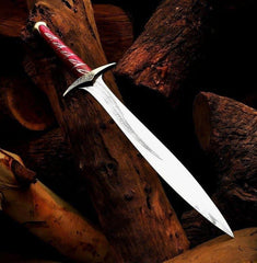 Handmade Steel Sting Sword Replica – Custom Engraved Fantasy Blade
