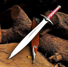 Handmade Steel Sting Sword Replica – Custom Engraved Fantasy Blade