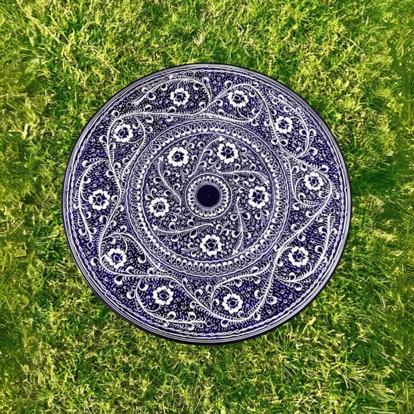 VW-90 Handmade black wooden Table, Viking Table, Coffee Table, Home accessories, Christmas Gift - Valknut Warriors