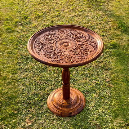 VW-89 Hand made Viking Table, Coffee Table, Home accessories, Gift for her , Christmas Gift - Valknut Warriors