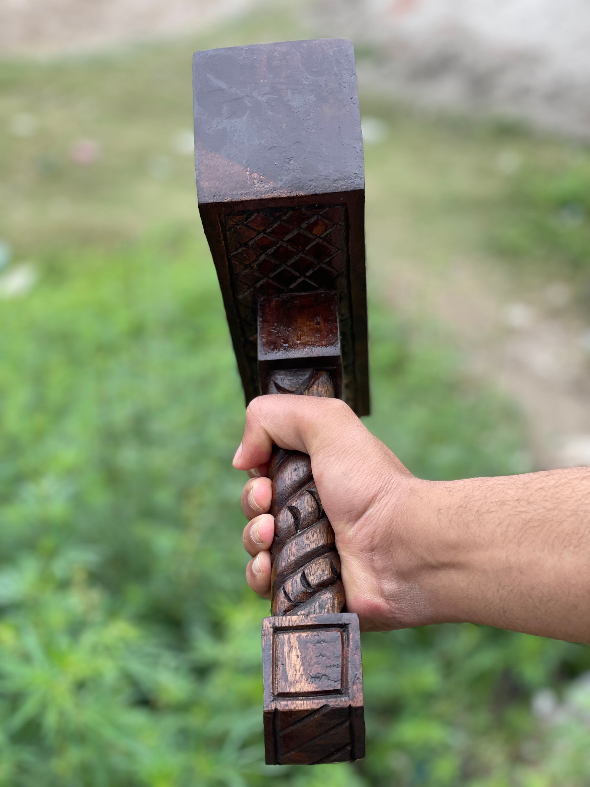 VW-36 Nordic Wooden Hammer, Gift for him, gift for her, Christmas gift, Xmas Gift - Valknut Warriors