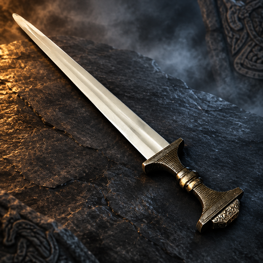 Anglo-Saxon sword replica – alternate view