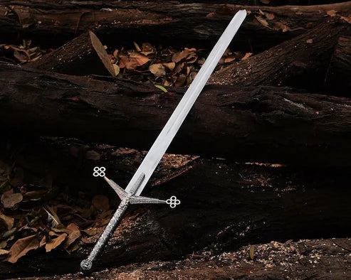 VW-72 Hand Forged Scottish Claymore sword, Replica Sword, Stainless Steel, Medieval Sword, Groomsmen Gift, Gentlemen Gift, Christmas Gift - Valknut Warriors