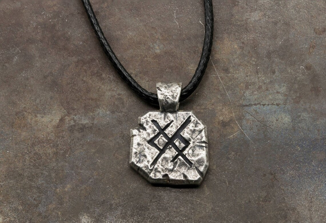 Eternal Love Viking Couple Necklace