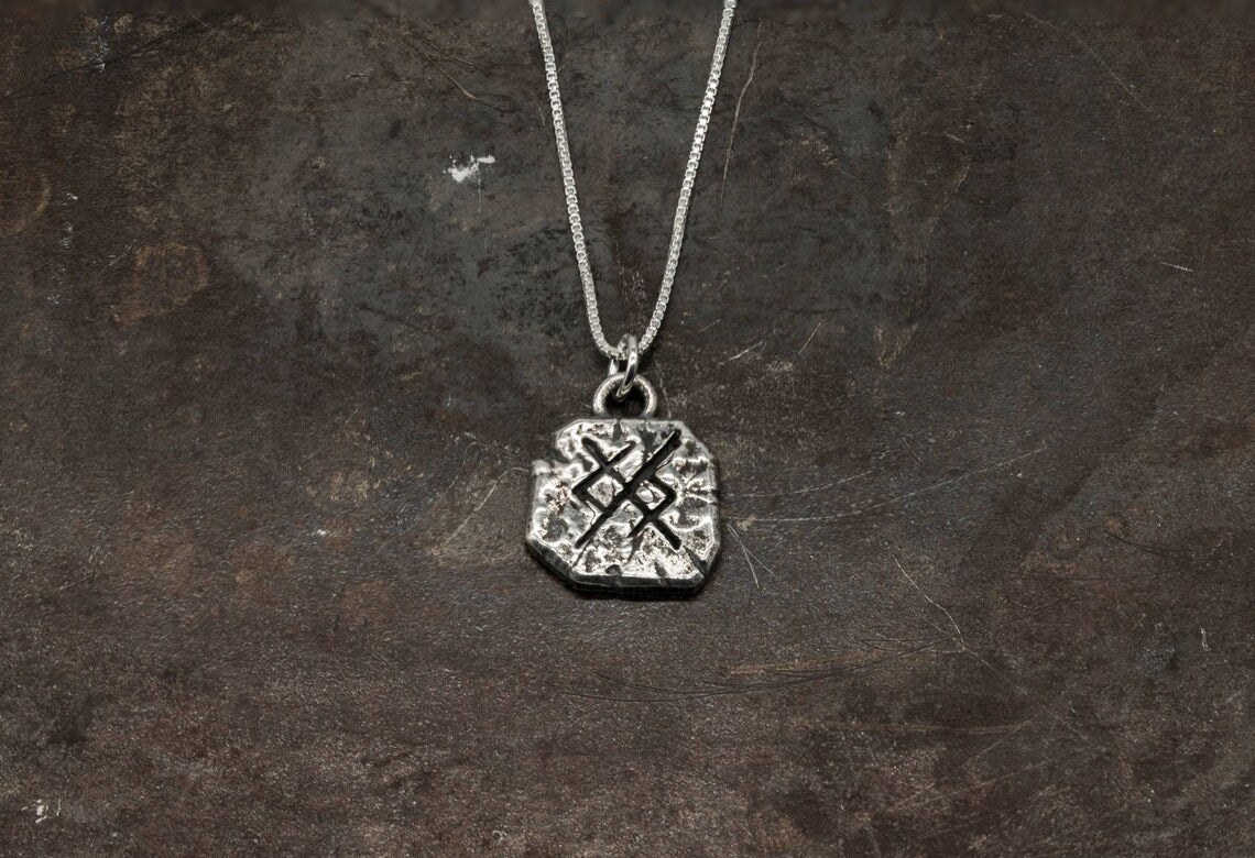 Eternal Love Viking Couple Necklace