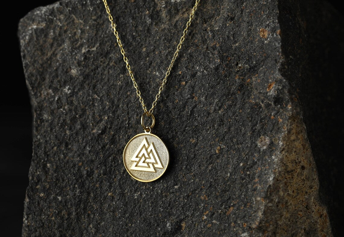 Personalized Viking Valknut Pendant