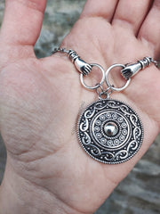 Steel Valkyaire  Choker Viking Maiden Necklace
