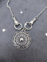 Steel Valkyaire  Choker Viking Maiden Necklace