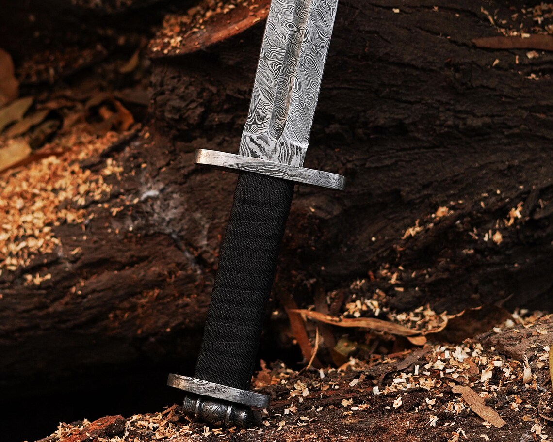 VW-42 Hand forged Viking Sword, Replica Sword, Gift for him, Groomsmen gift, Christmas gift - Valknut Warriors