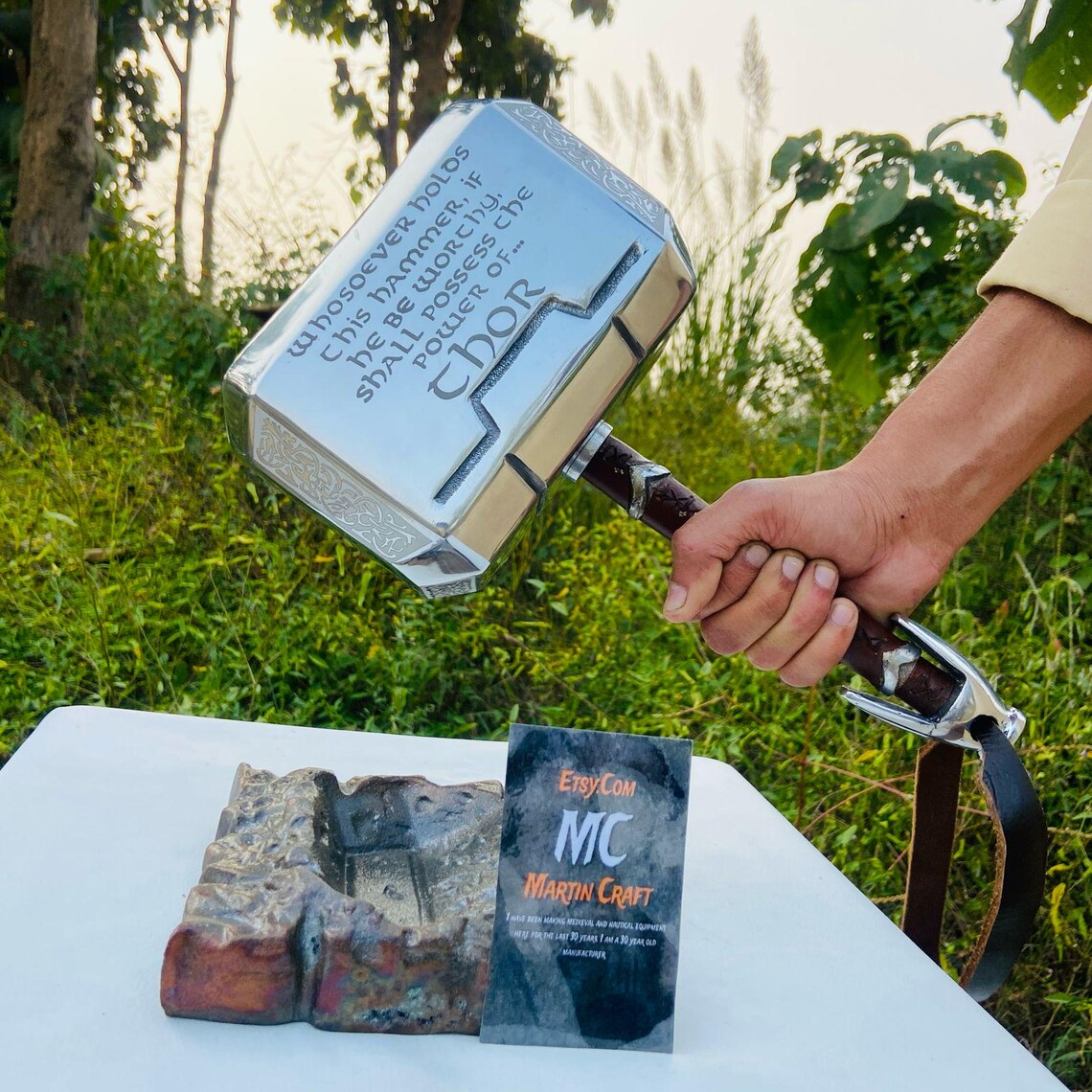 VW-54 Metal Thor Hammer, Gentlemen gift, Groomsmen Gift, Christmas Gift - Valknut Warriors