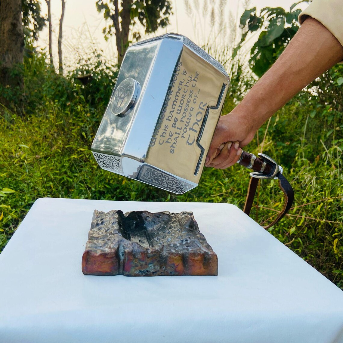 VW-54 Metal Thor Hammer, Gentlemen gift, Groomsmen Gift, Christmas Gift - Valknut Warriors