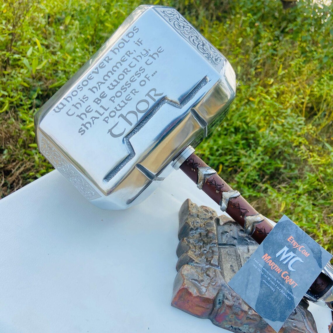 VW-54 Metal Thor Hammer, Gentlemen gift, Groomsmen Gift, Christmas Gift - Valknut Warriors