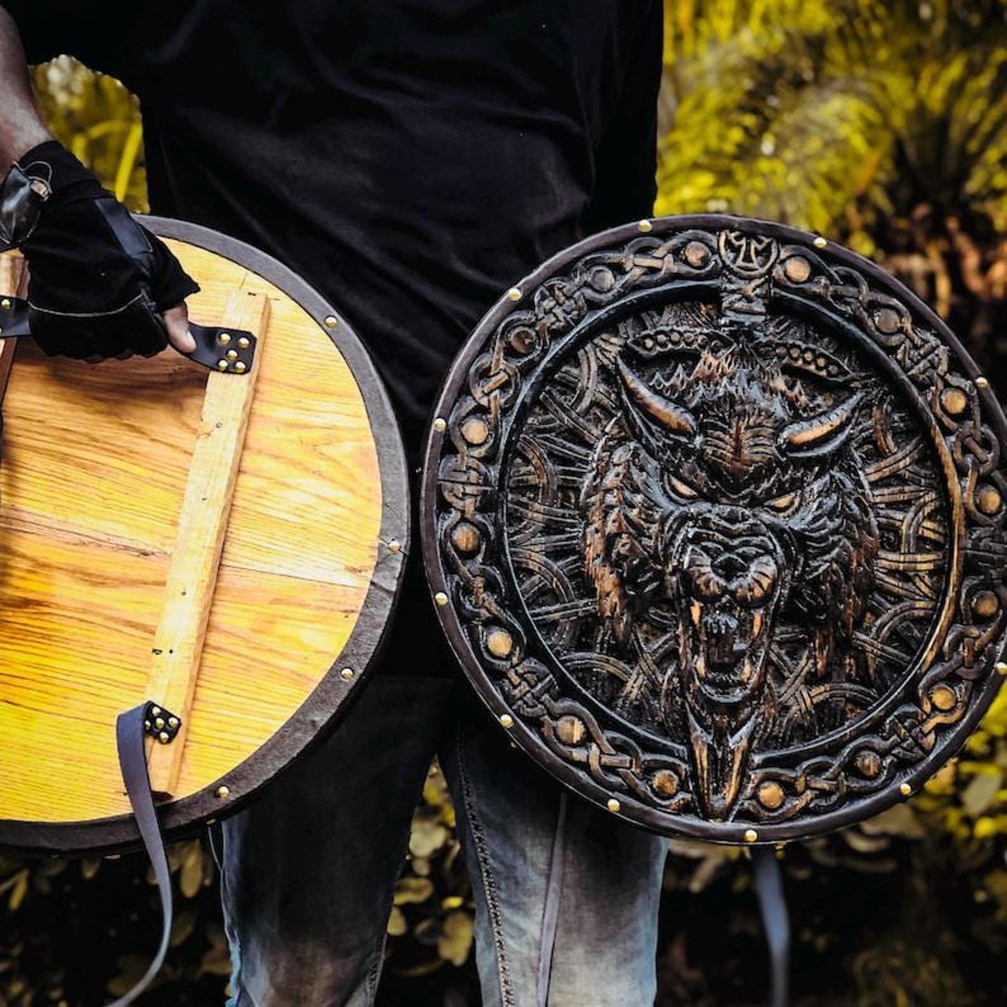 Custom Viking Shield, Viking Wolf Shield, Viking Round Shield, Cosplay Shield