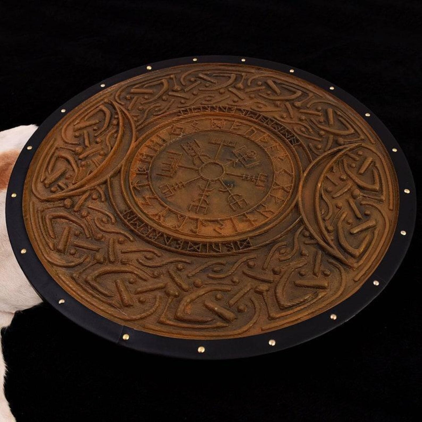 Custom Viking Shield, Medieval Round Shield, Carved Viking Gift, Wall Decor, Cosplay Shield,