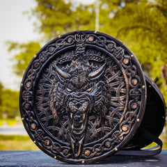 Custom Viking Shield, Viking Wolf Shield, Viking Round Shield, Cosplay Shield