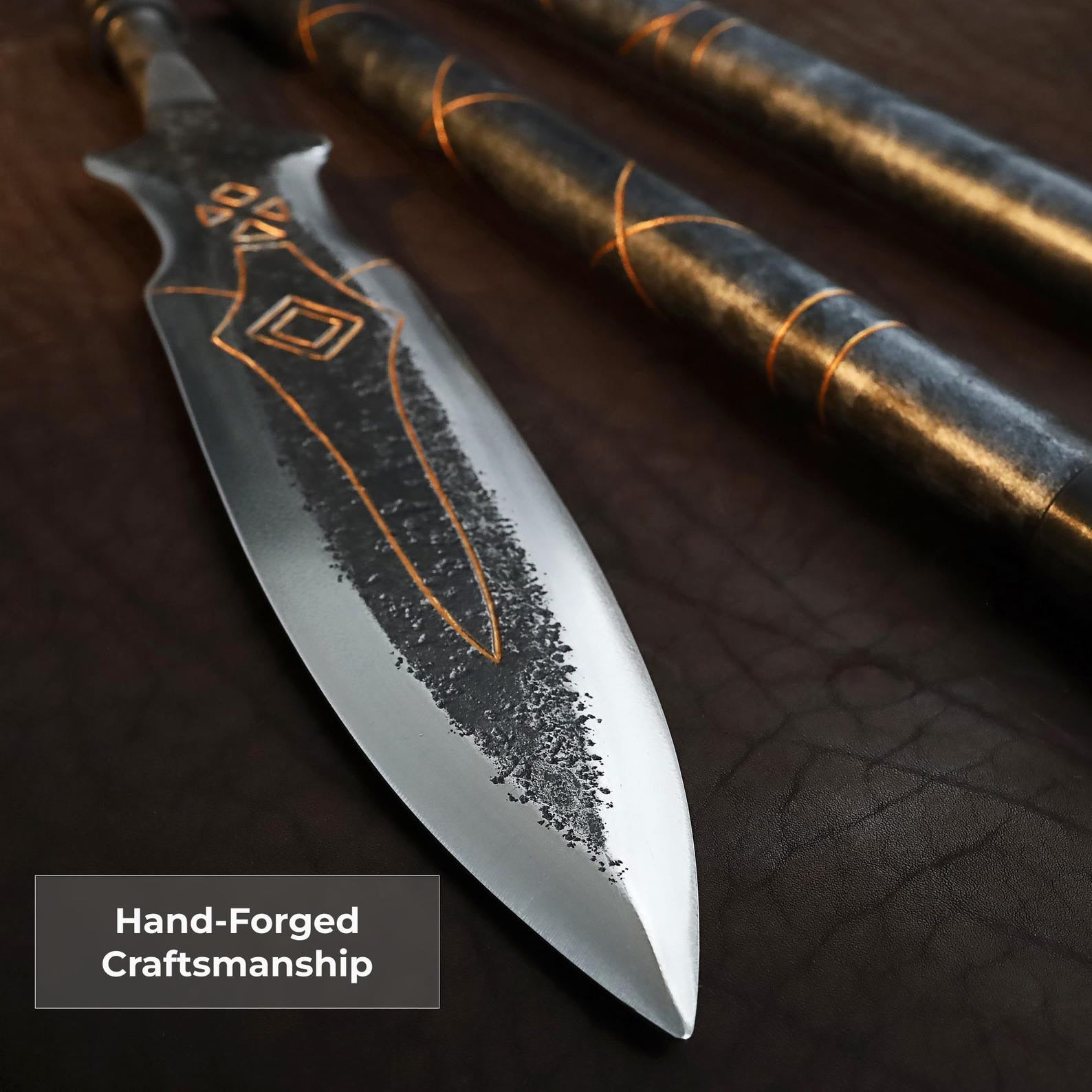 Hand Forged Draupnir Spear Replica – God of War Ragnarok Inspired 3-Part Metal Spear