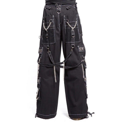 Gothic Skull Chain Cargo Pants: Punk Festival Trousers