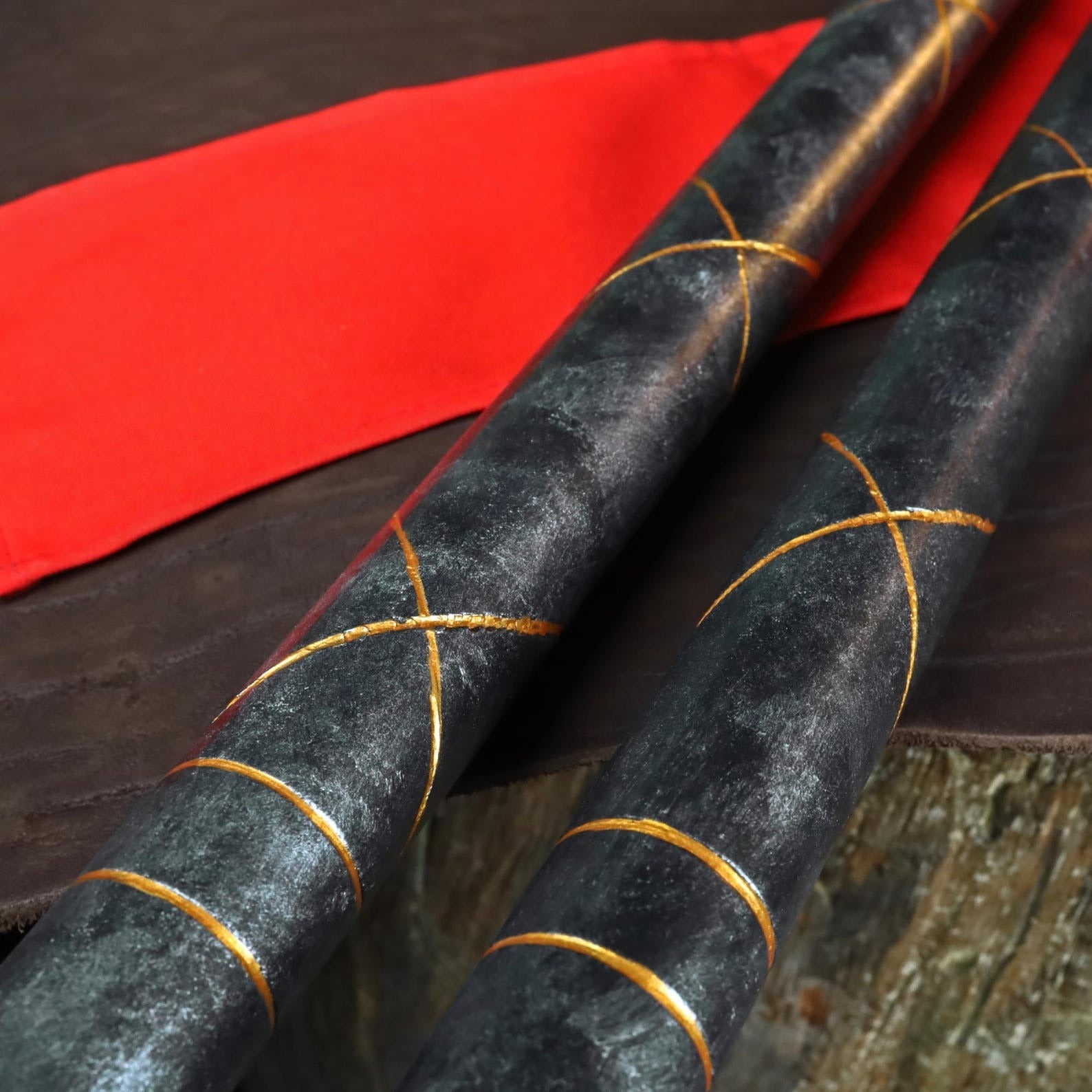 Hand Forged Draupnir Spear Replica – God of War Ragnarok Inspired 3-Part Metal Spear