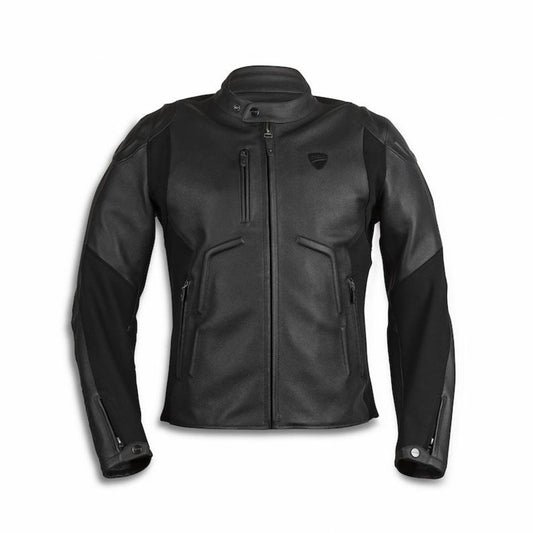 Ducati Corse Motorcycle Jacket: Red & Black Biker Riding Gear