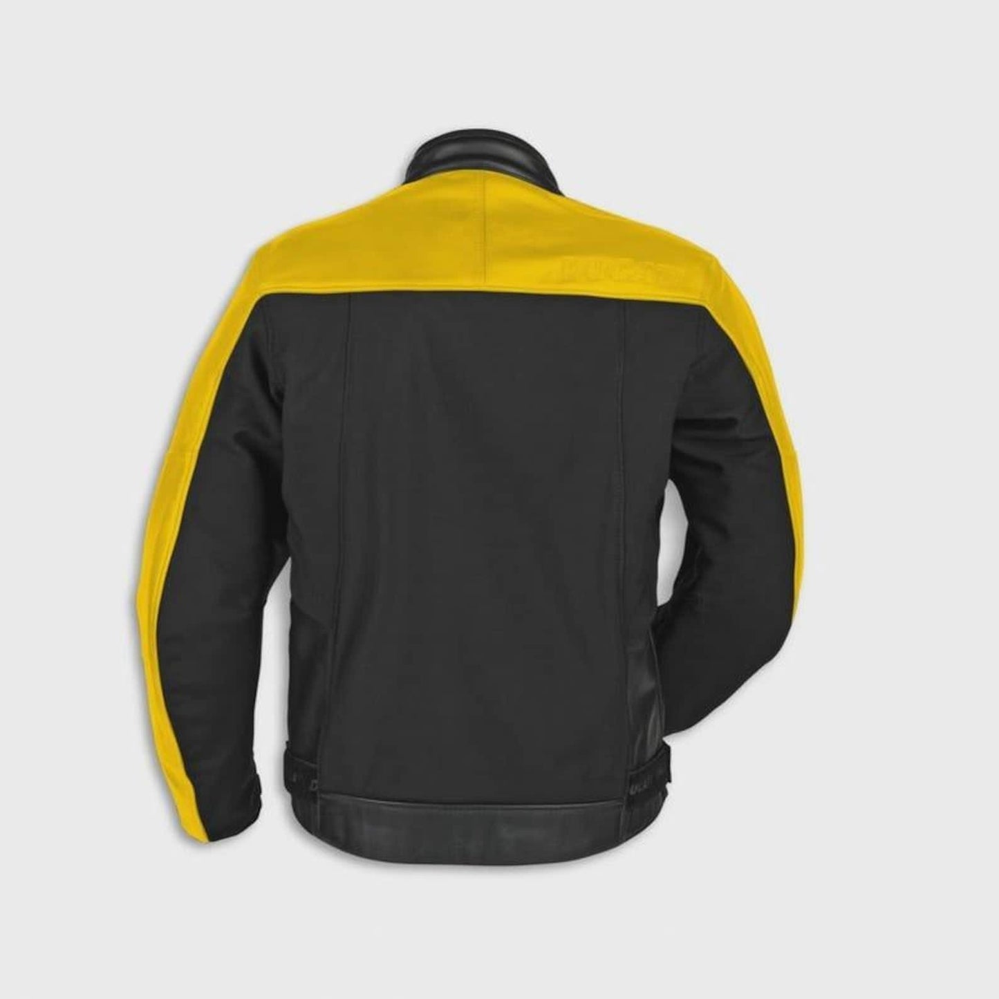 Ducati Racing Leather Motorcycle Jacket: CE Armored Cowhide Biker Gear