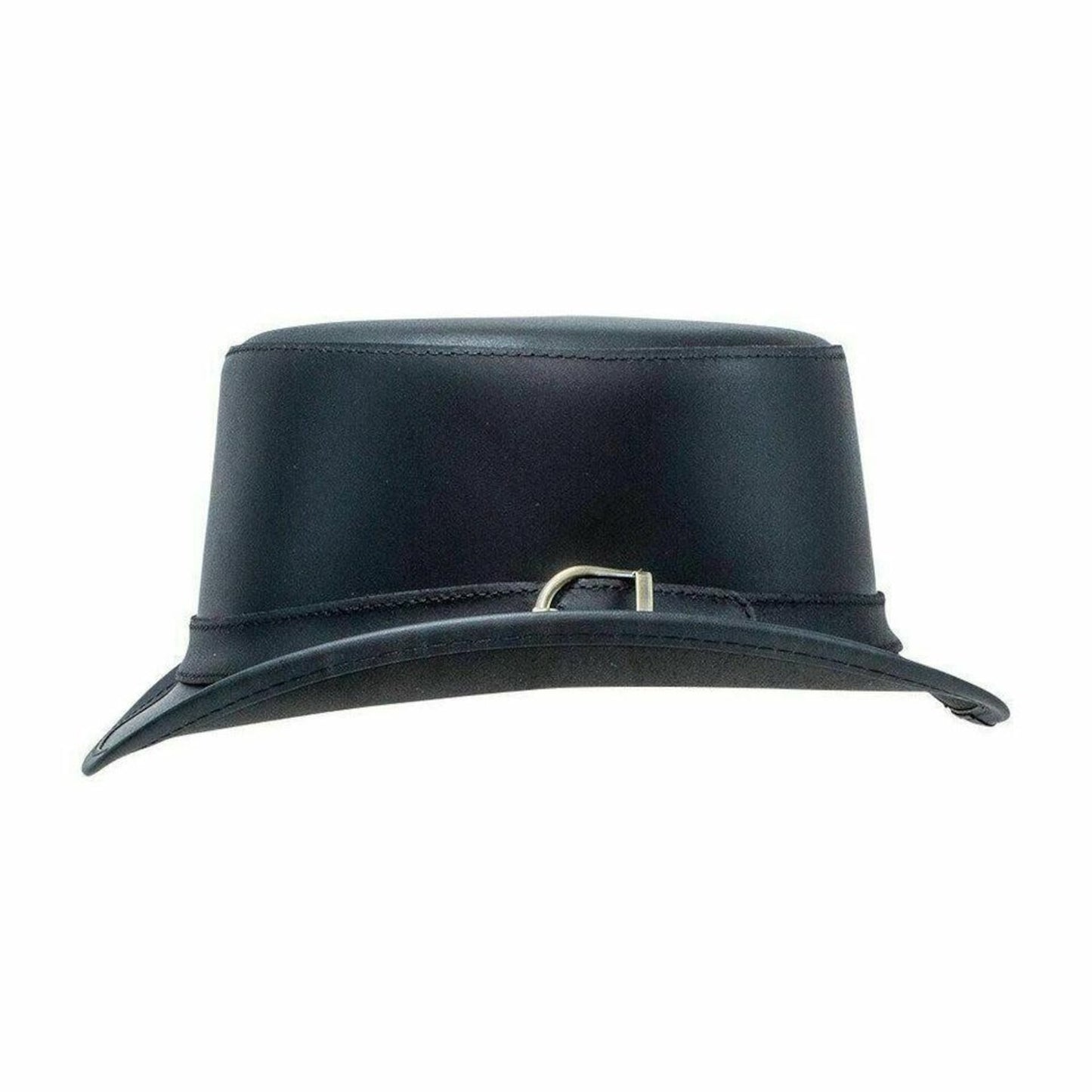 Handmade Leather Top Hat: Steampunk Gothic Victorian Cosplay
