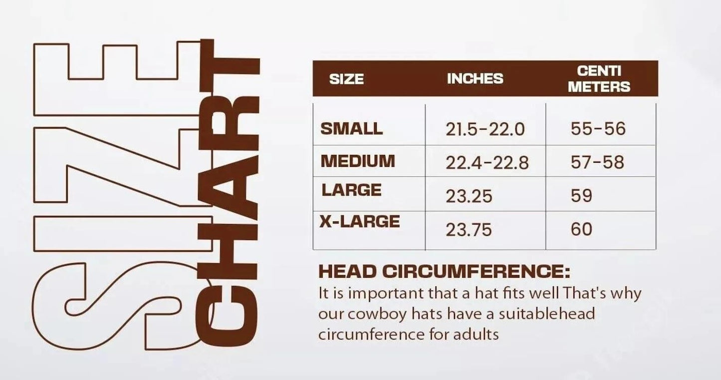 Rustic Distressed Brown Leather Cowboy Hat