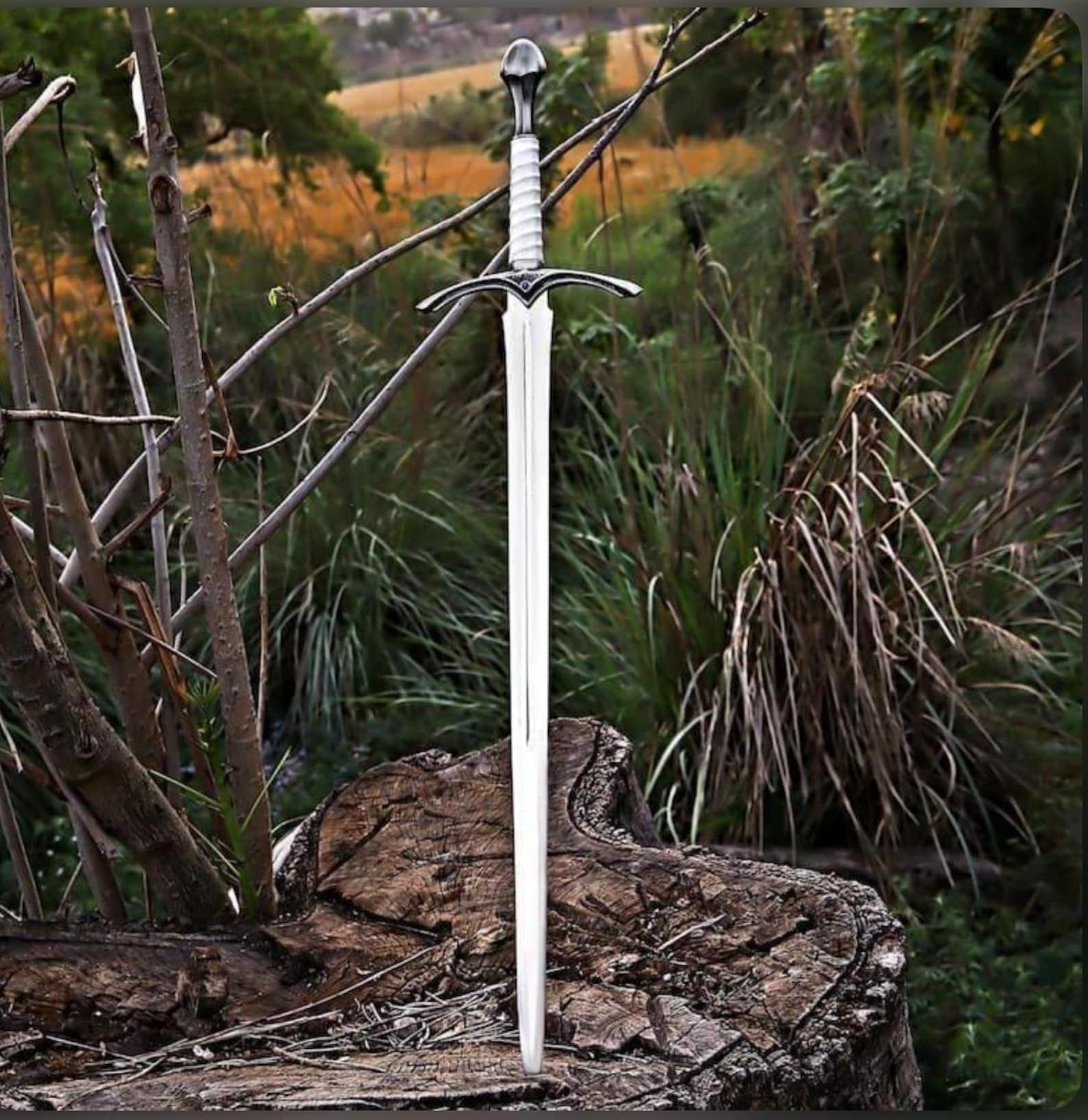 Hand-Forged Medieval Longsword - Knight Broadsword with Scabbard