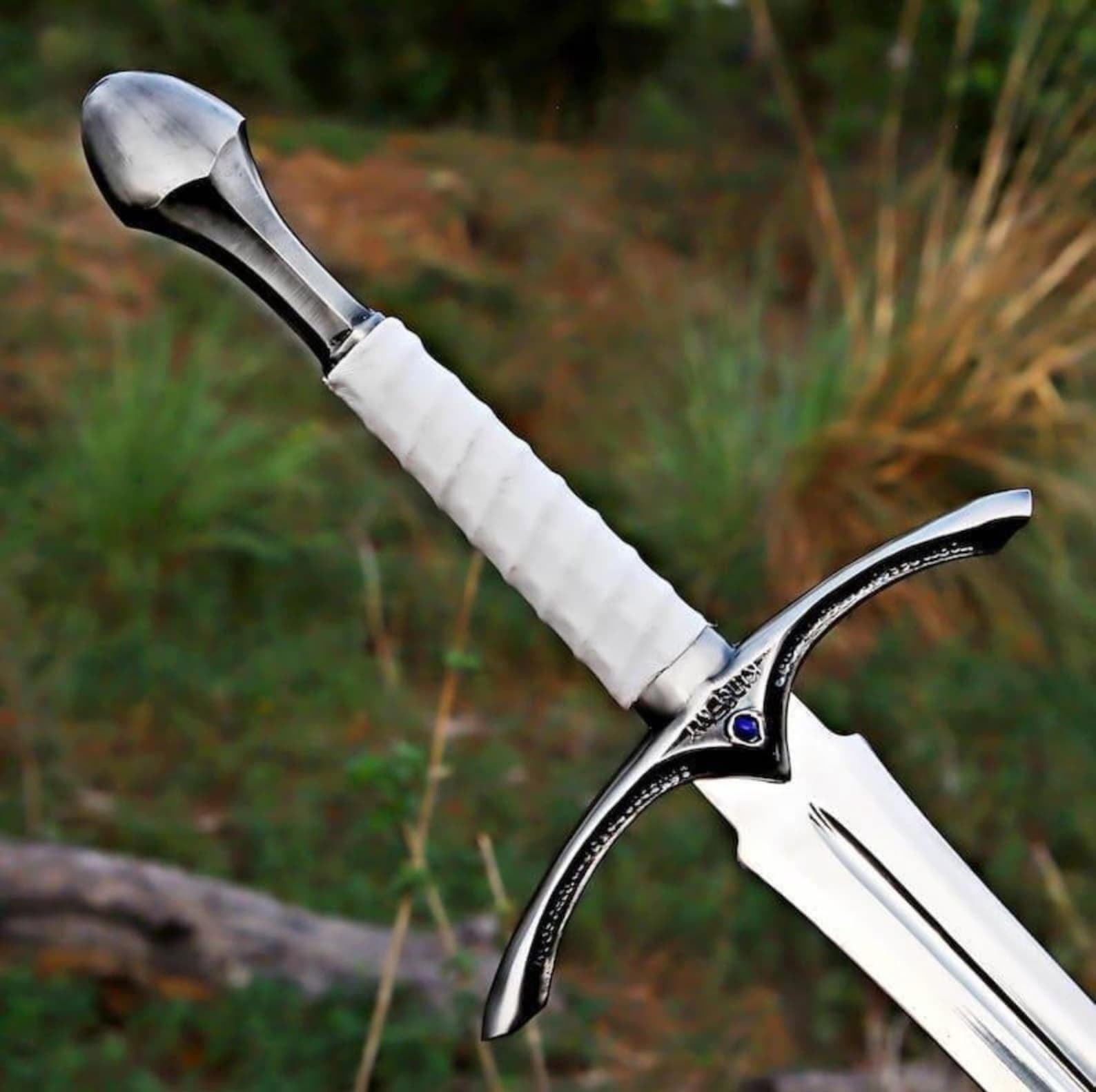 Hand-Forged Medieval Longsword - Knight Broadsword with Scabbard
