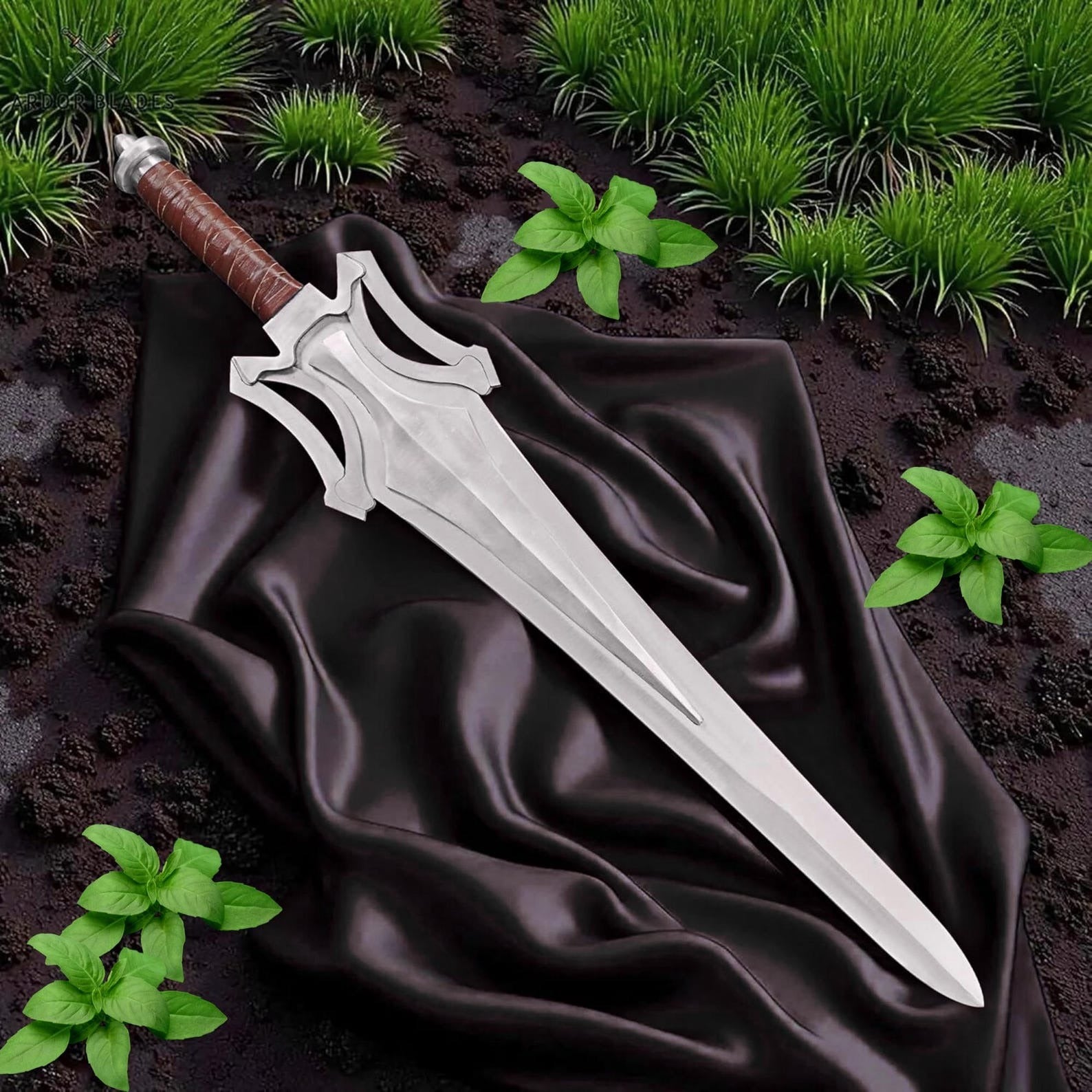Handmade He-Man Power Sword - Stainless Steel Replica with Sheath