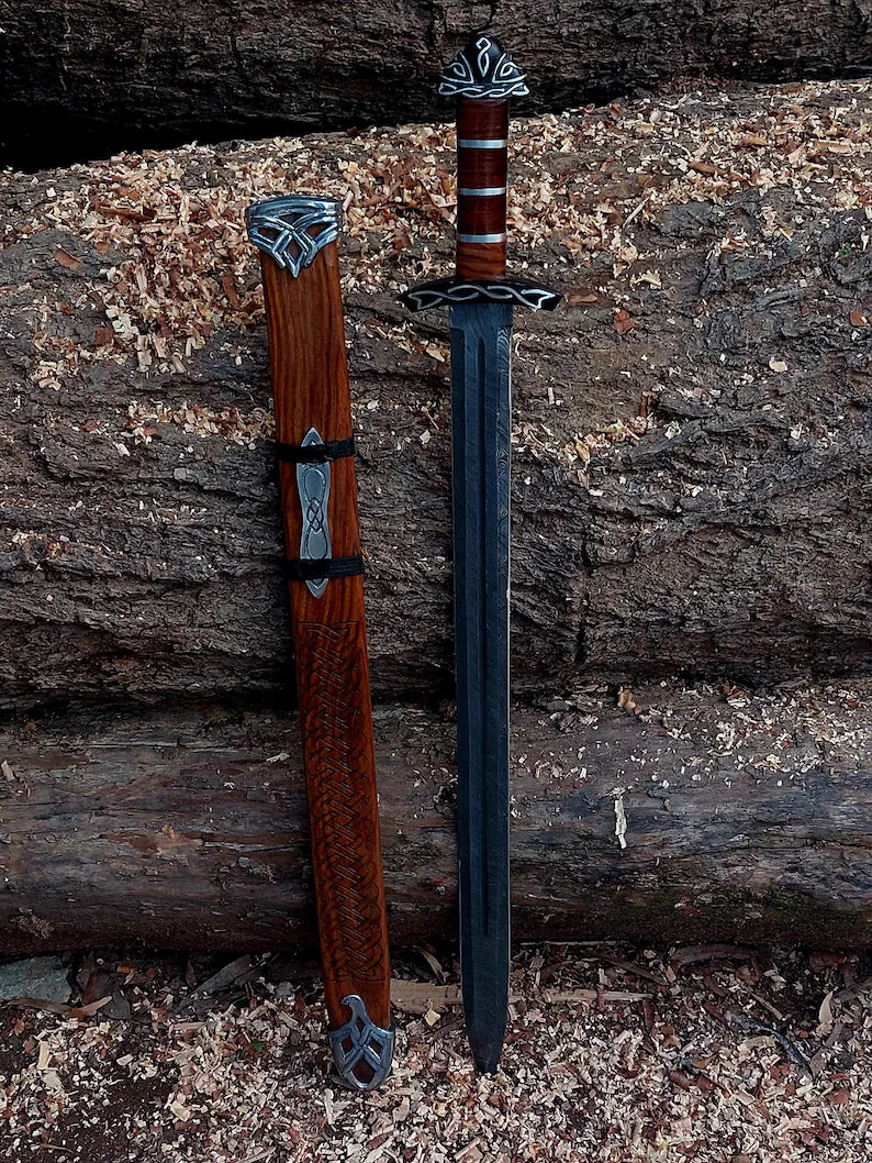 Northmen Damascus Steel Replica Sword
