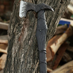 Custom Handmade Carbon Steel Viking Axe – Personalized Gift for Groomsmen, Wedding & Christmas