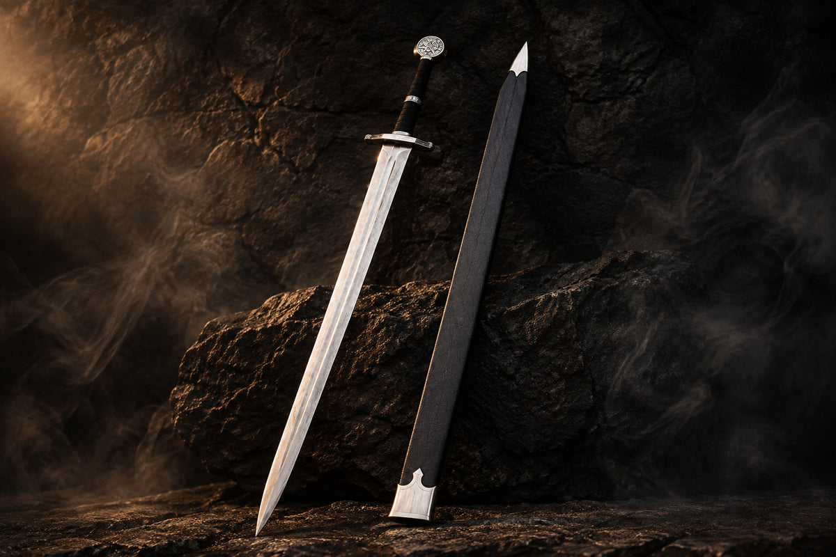 Hand-forged swords by Valknut Warriors