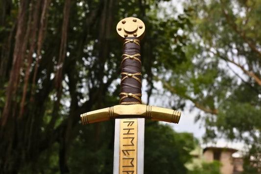 Merlin Excalibur Display Sword – Handmade Medieval Knight Templar Collectible