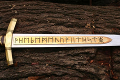 Merlin Excalibur Display Sword – Handmade Medieval Knight Templar Collectible