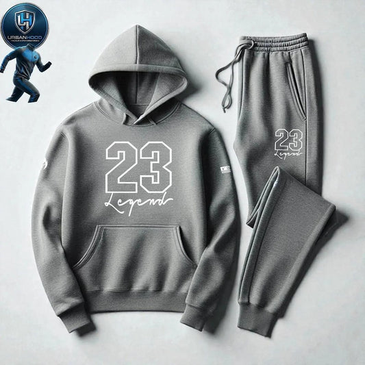 Men's Grey Tracksuit Set