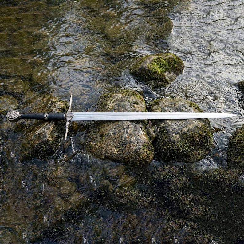 Hand-Forged Witcher 3 Master Sword of Geralt