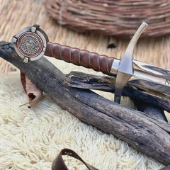 Knights Templar Accolade Sword Replica – Medieval Crusader Decorative Display Sword