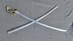 Historical 1822 Pattern Light Cavalry Sabre Replica | Brass Guard Sword