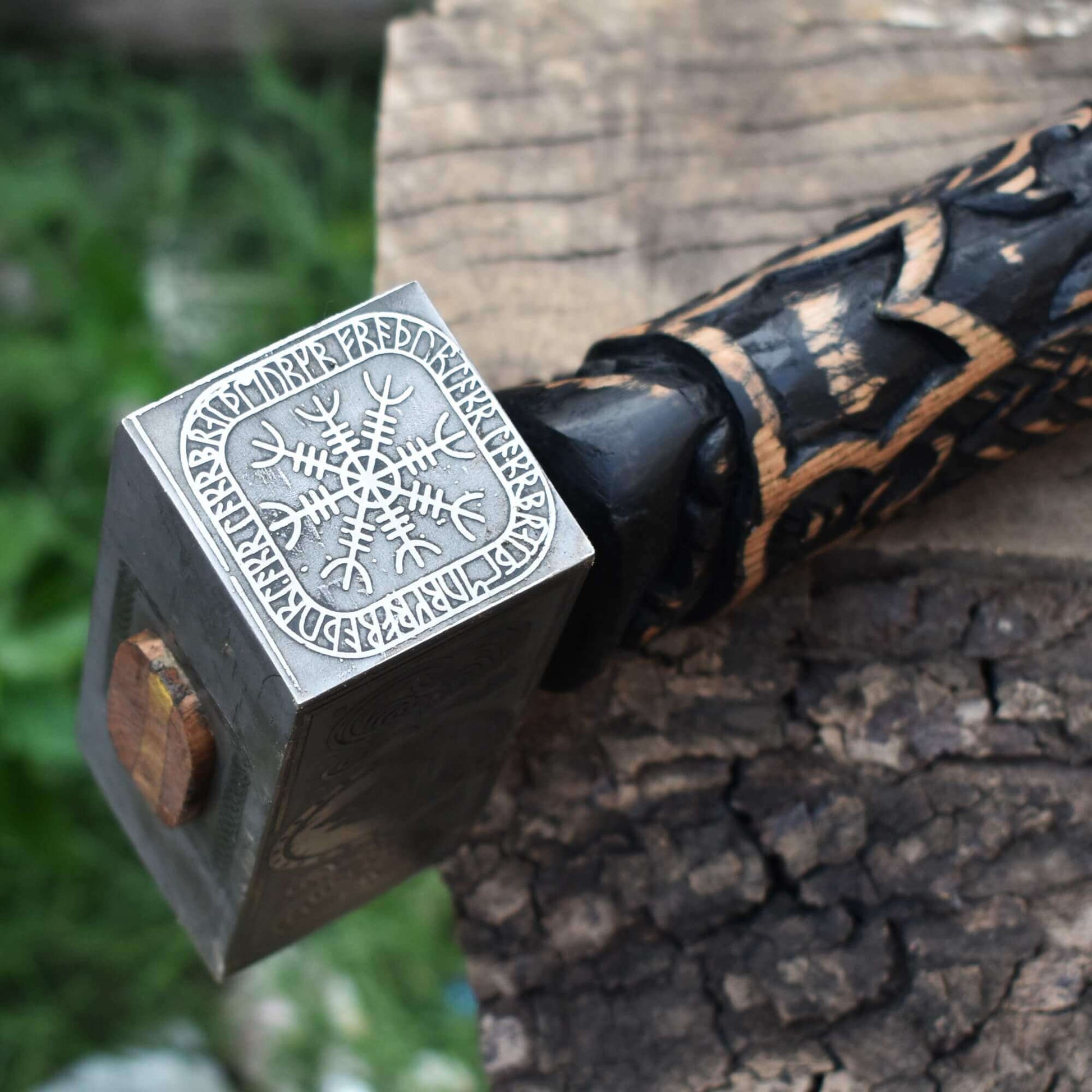 VW-41 Thunderforge Hammer, Gift for him, Christmas Gift, Groomsmen Gift - Valknut Warriors