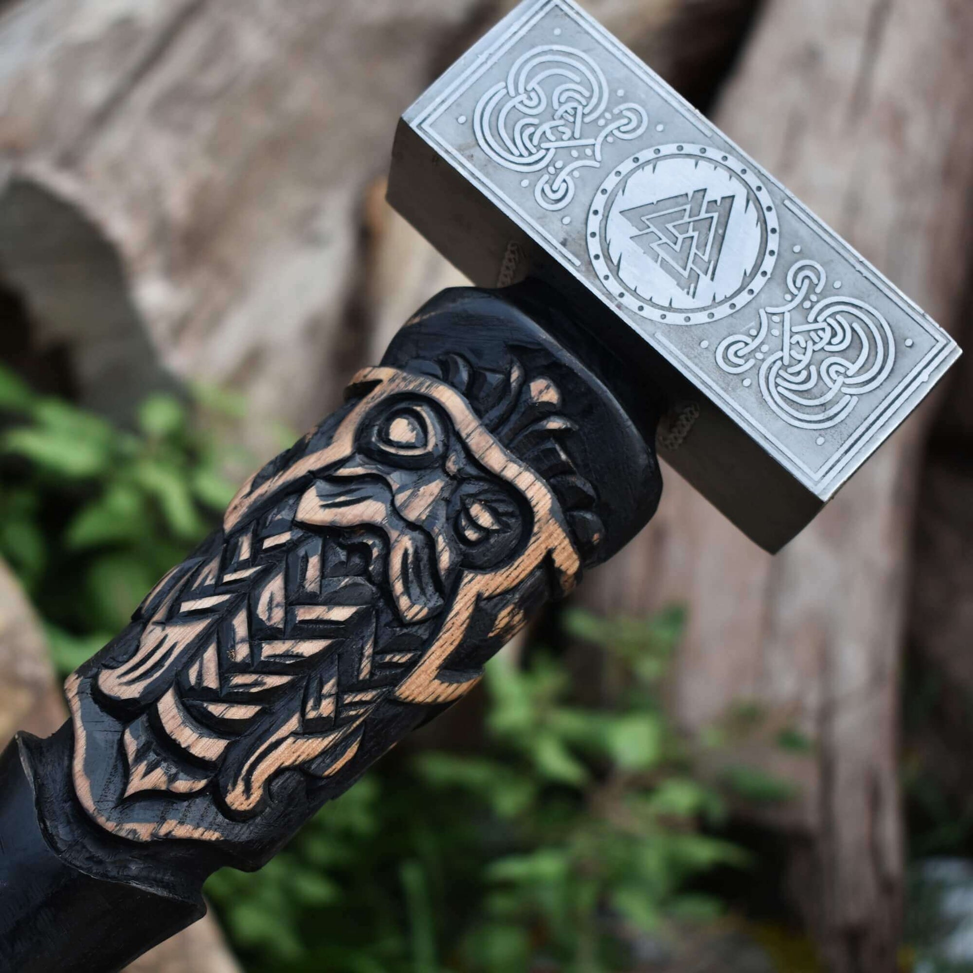VW-41 Thunderforge Hammer, Gift for him, Christmas Gift, Groomsmen Gift - Valknut Warriors